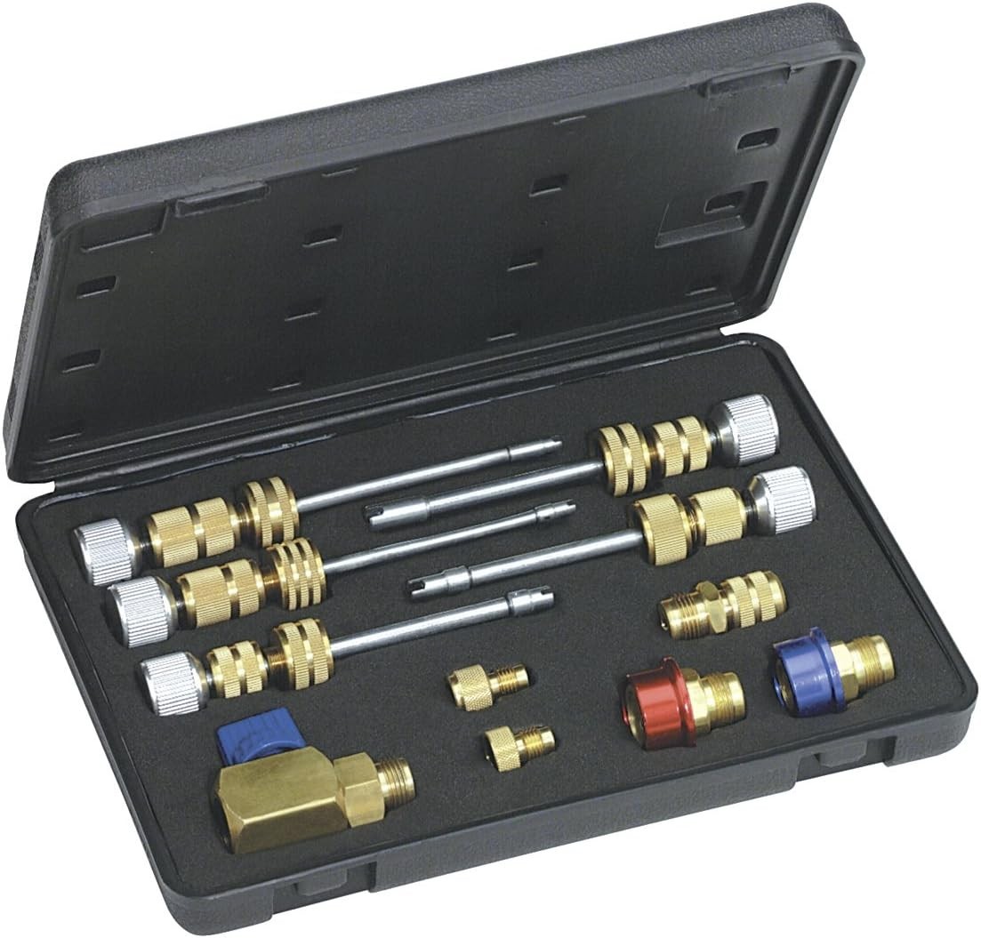 Professional R134a Valve Core Installer Kit – Includes All Necessary Adapters