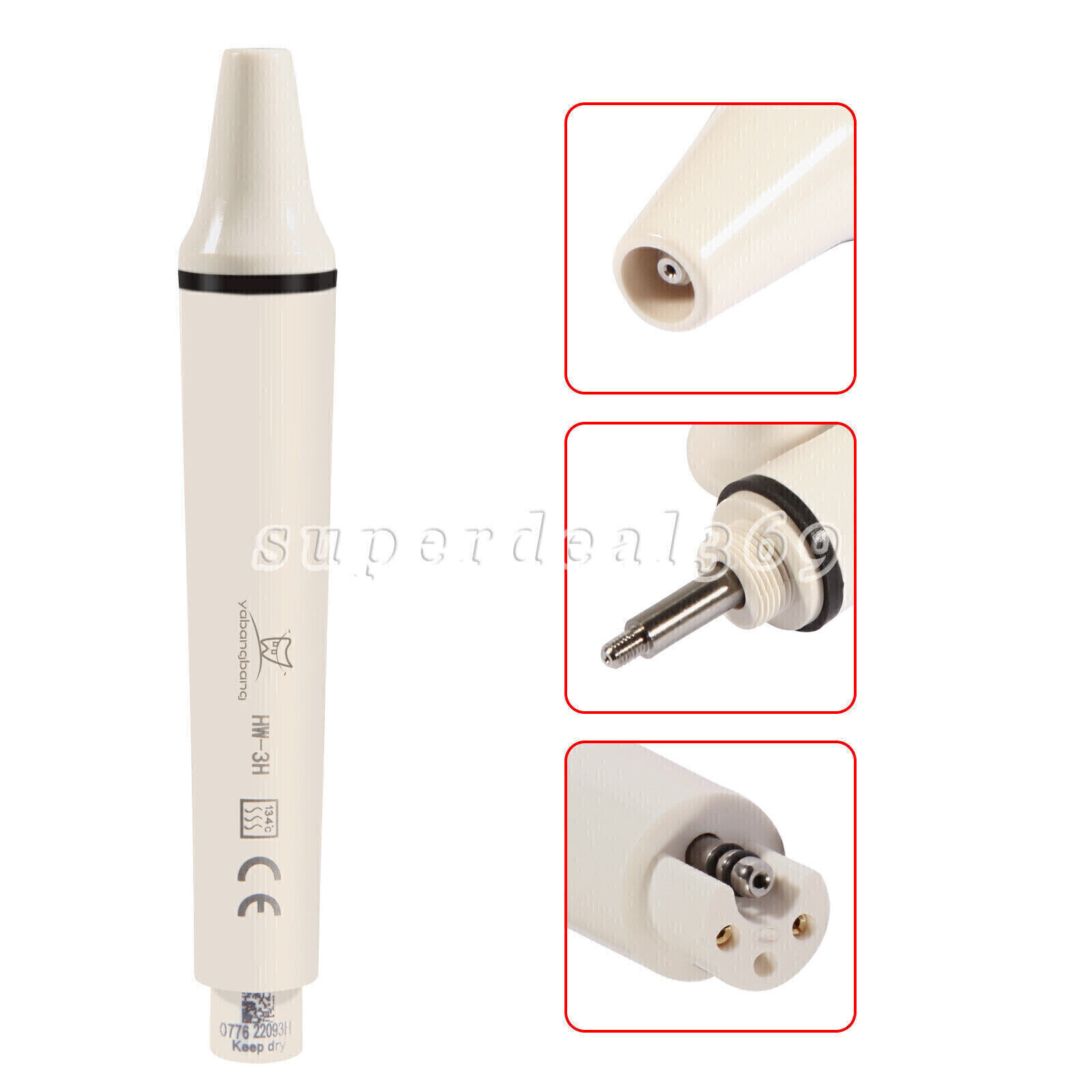 Dental Piezo Ultrasonic Detachable Scaler Handpiece fit Woodpecker EMS HW-3H Tip