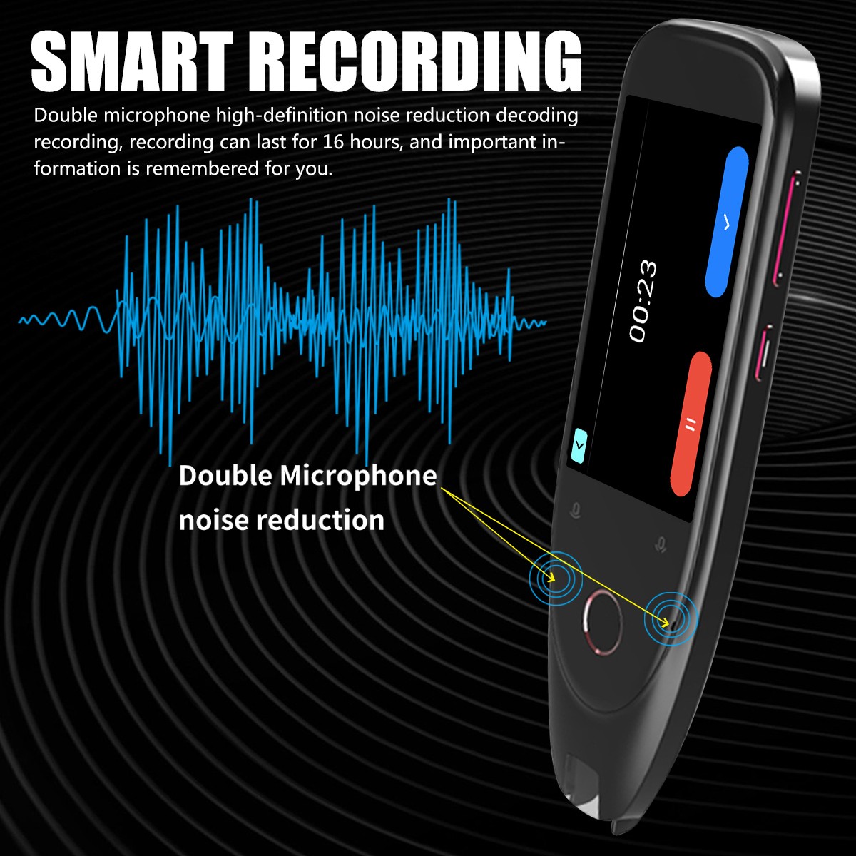 Quad Core Language Scanning Pen Offline Dictionary Noise Reduction Recording