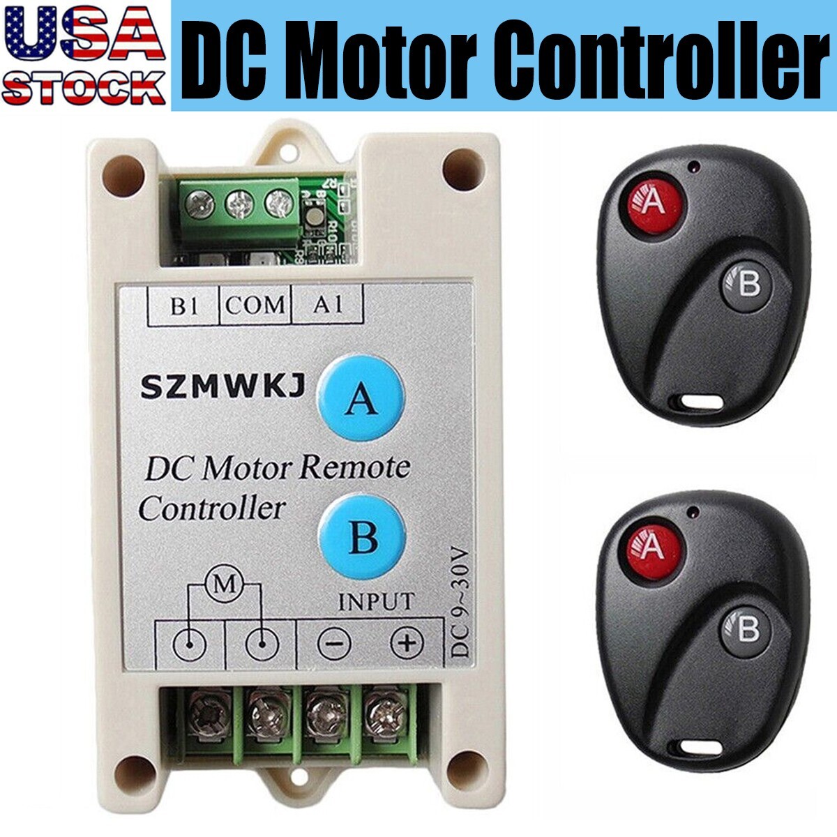 9-30V DC Motor Linear Actuator Controller Wireless Remote Control Kit Auto Lift