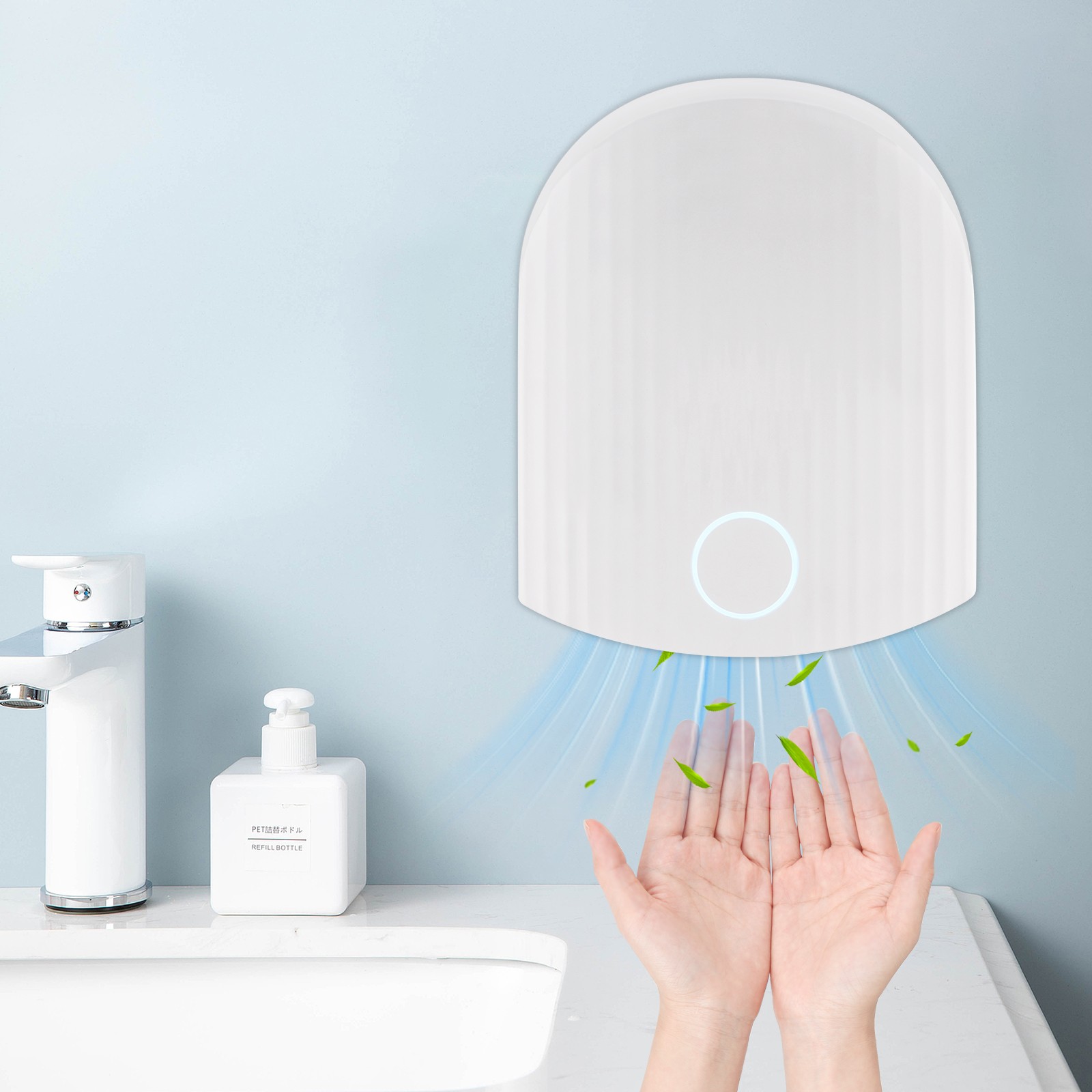Electric Hand Dryer Compact Commercial Hand Dryer Automatic Hand Dryer For Hotel
