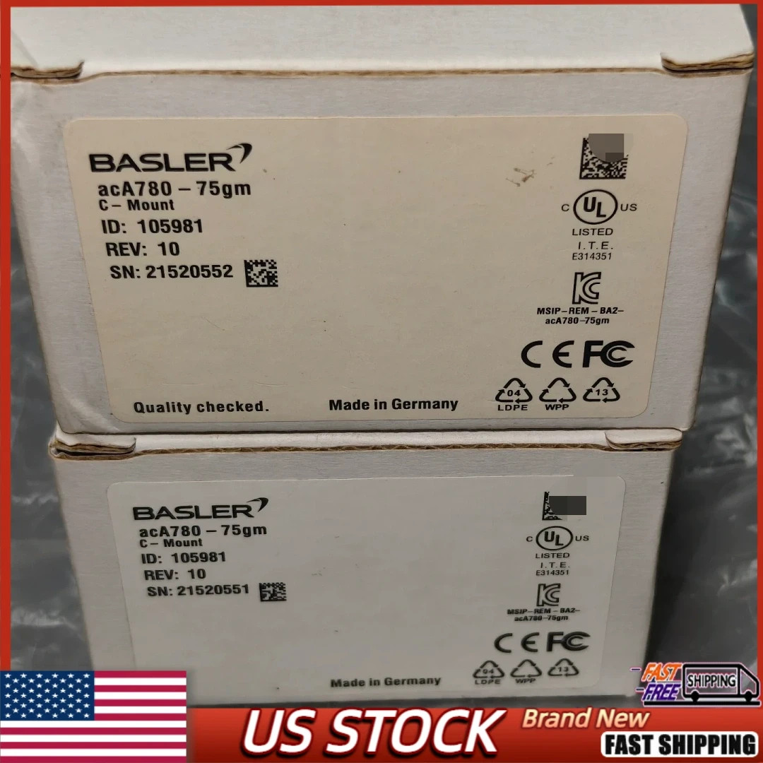Basler Industrial Camera acA780-75gm NEW SEALED Quick Delivery US Stock