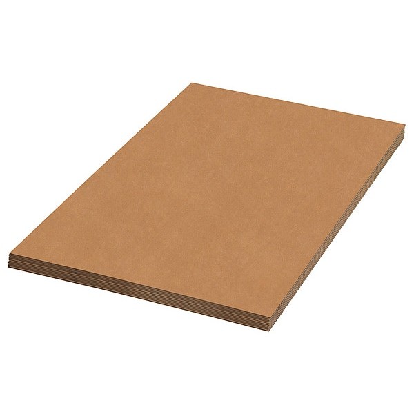 Corrugated Cardboard Sheets,Kraft 5/32″Thick Single Wall, Choose Sheet Size & Ct