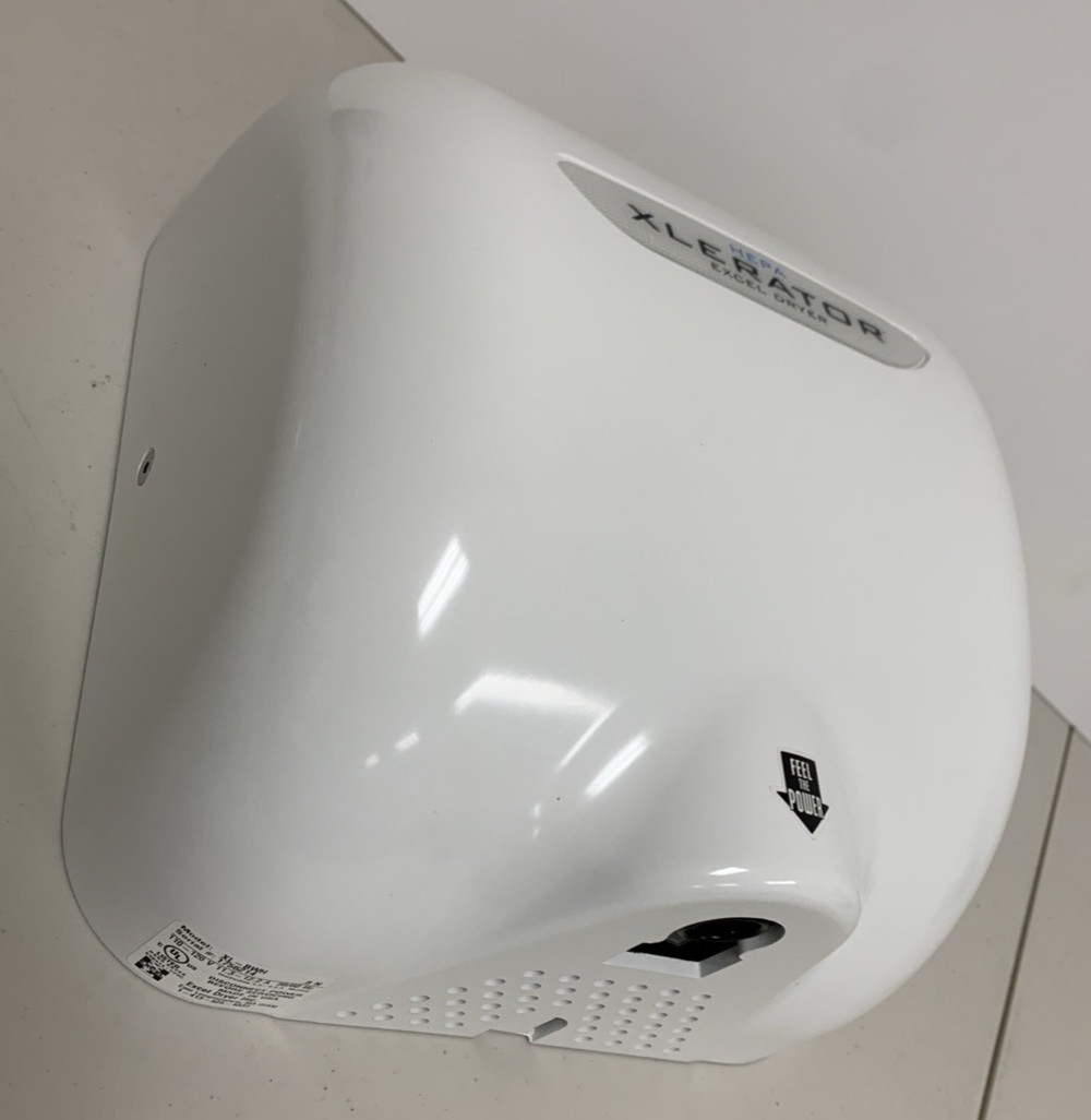 Excel Dryer XLERATOR® XL-BWH Hand Dryer with HEPA Filter – White BMC