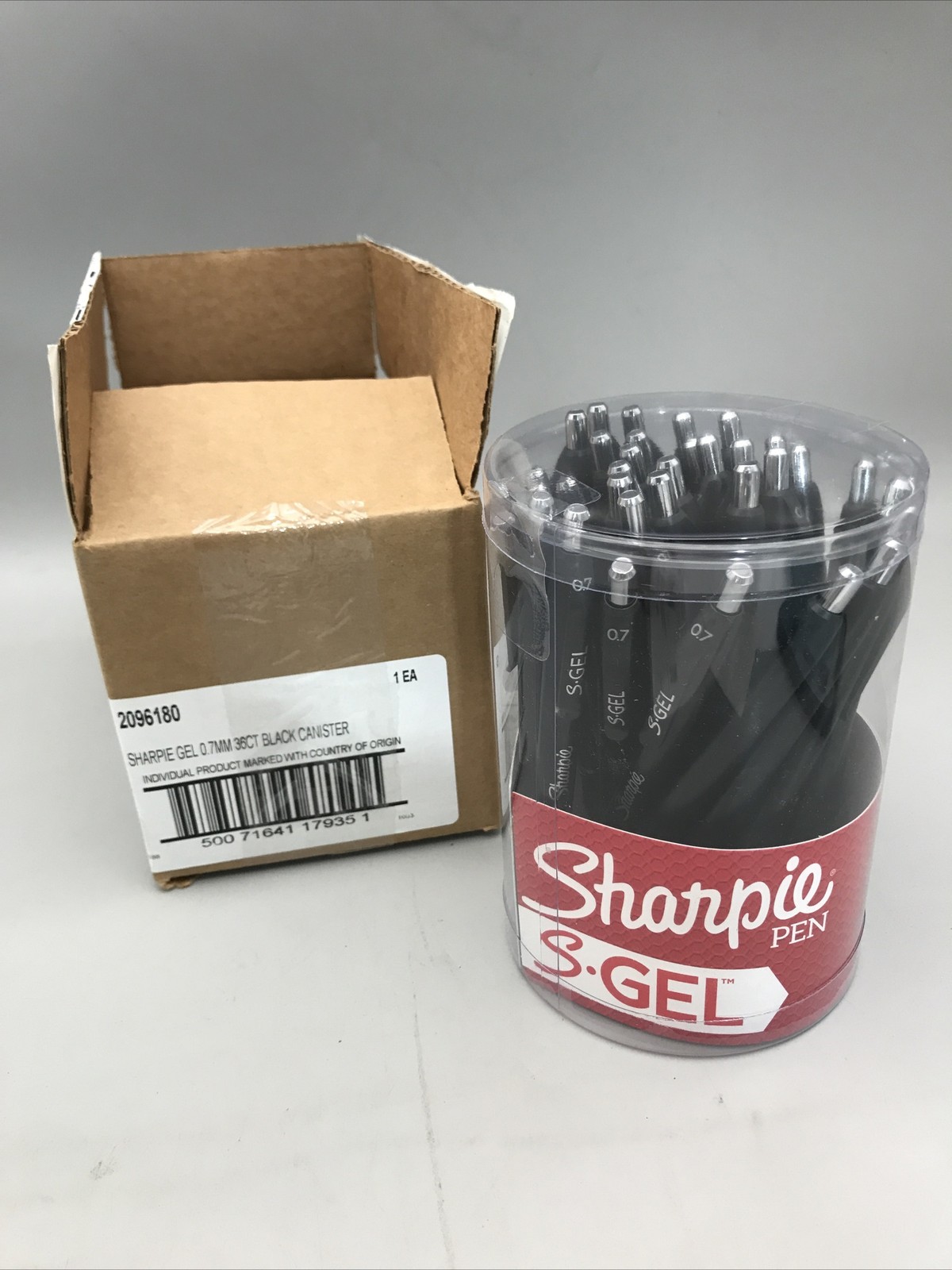 36 pack Sharpie S-Gel Pens Medium 0.7mm Black Ink Brand New