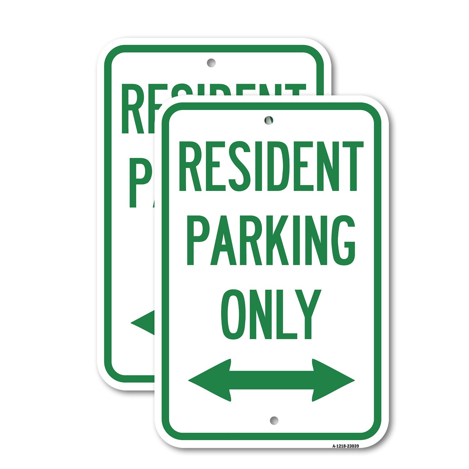 Reserved Parking Sign Resident Parking Only Wi Heavy Gauge Aluminum Parking Sign