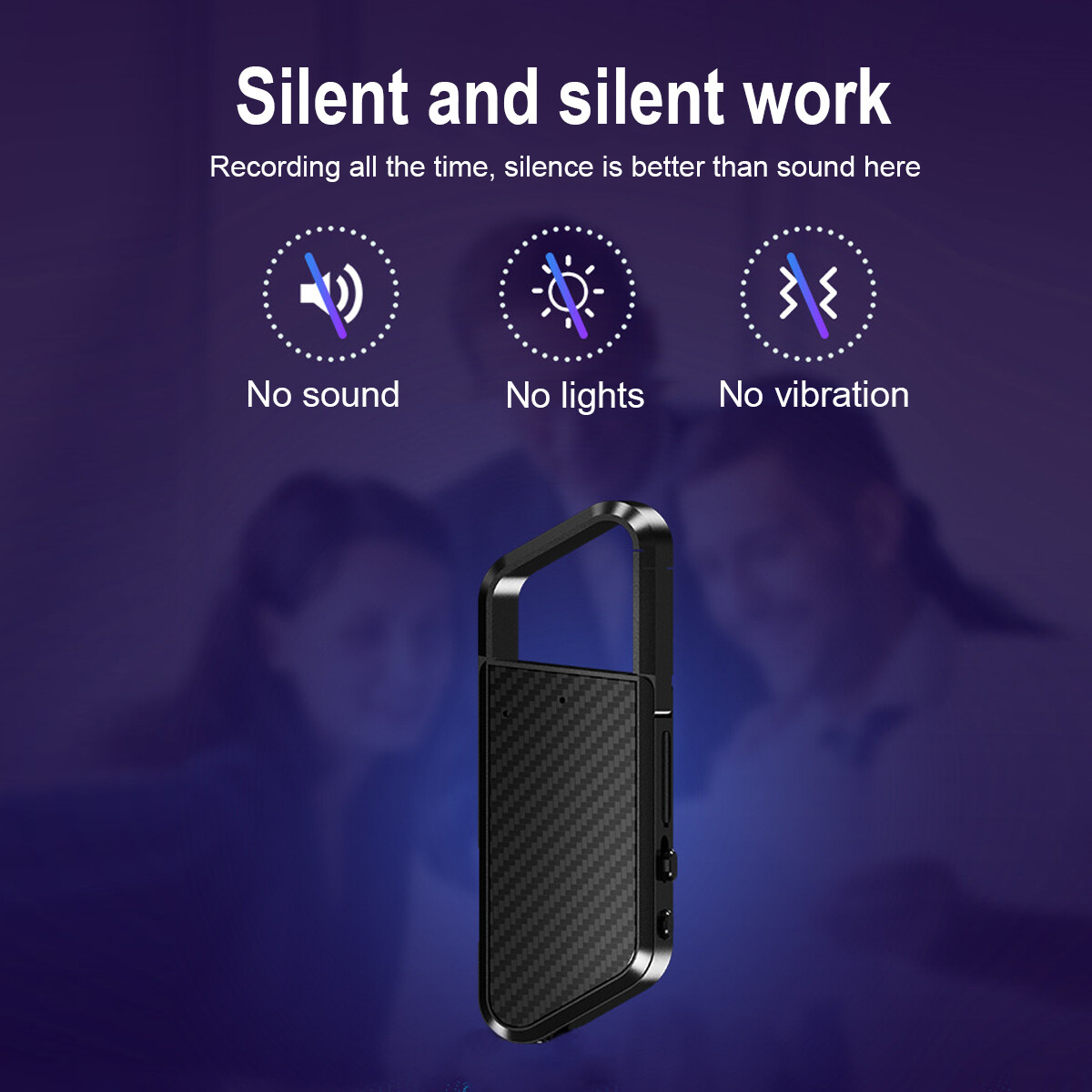 Mini Hidden Spy Digital Audio Voice Activated Recorder MP3 Playback Small Smart✅