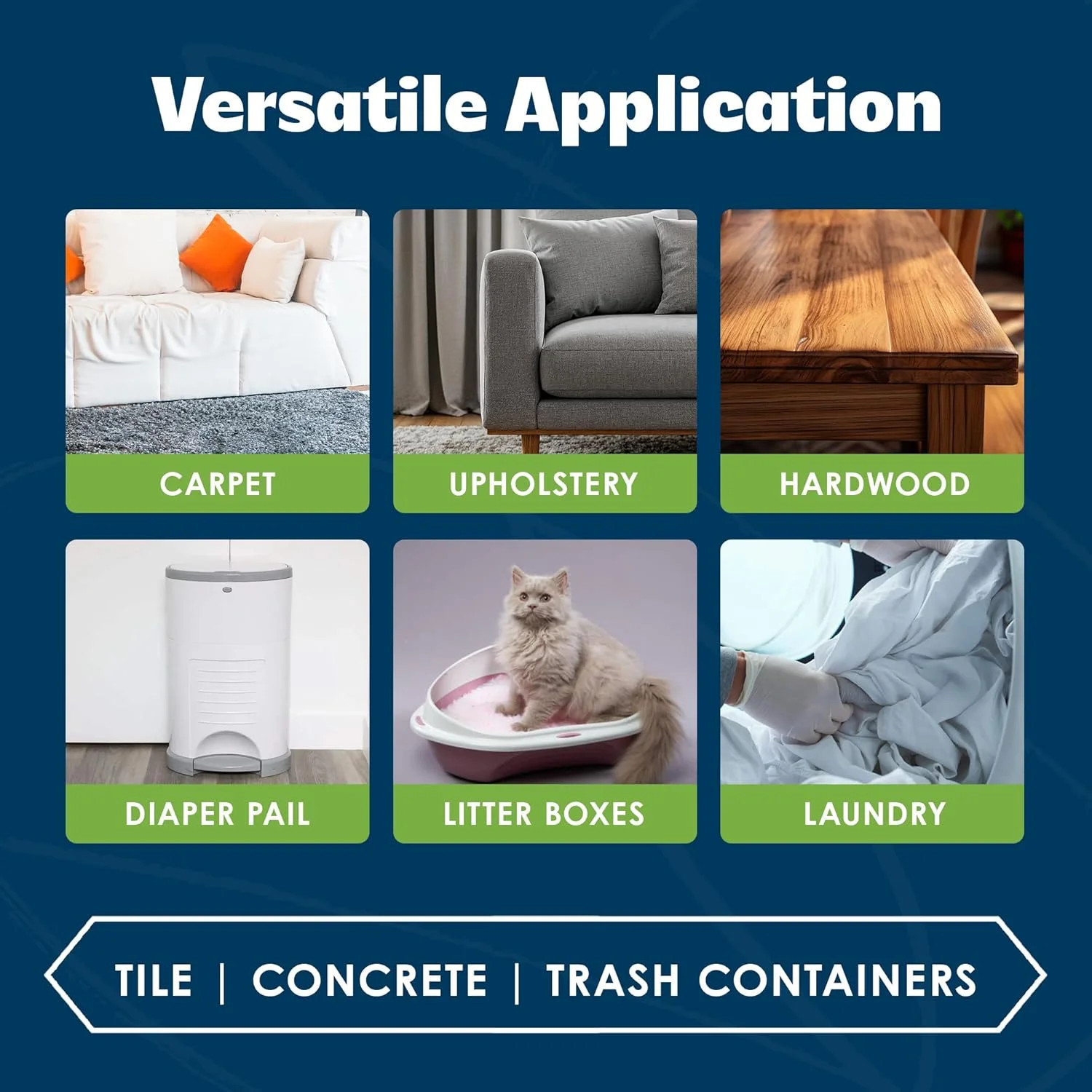 Urine B-Gone, Professional Enzyme Odor Eliminator & Pet Stain Remover, Human, Ca