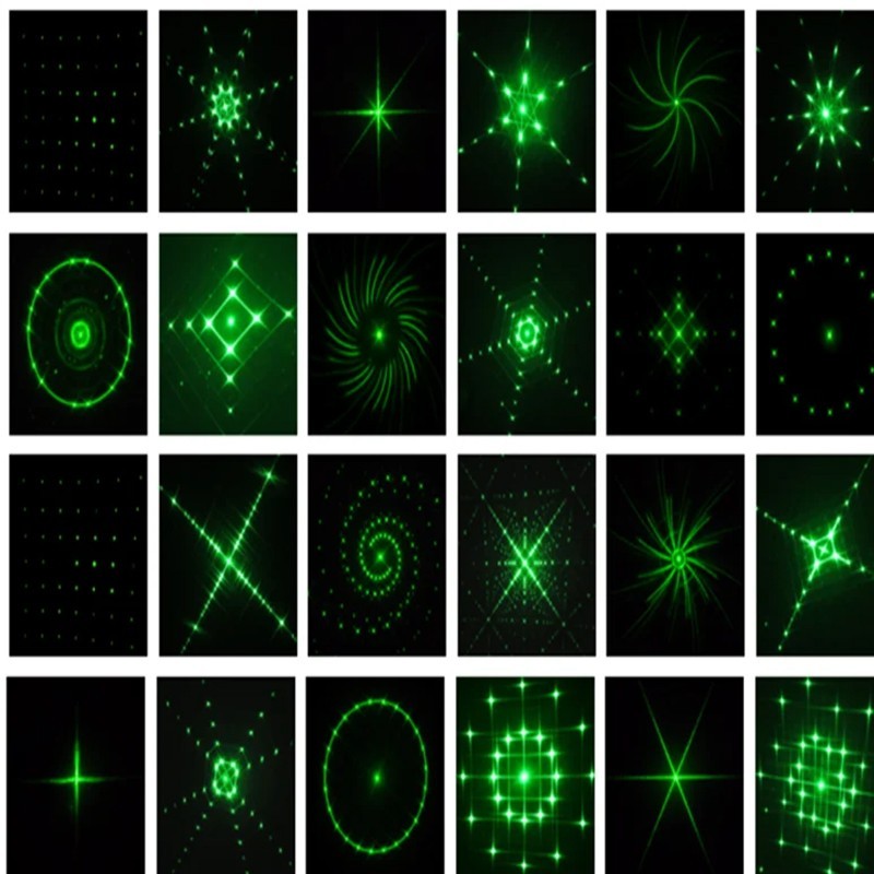 24 In 1 Multi-Image Laser Diffraction Grating Plate Interference Laser Pattern