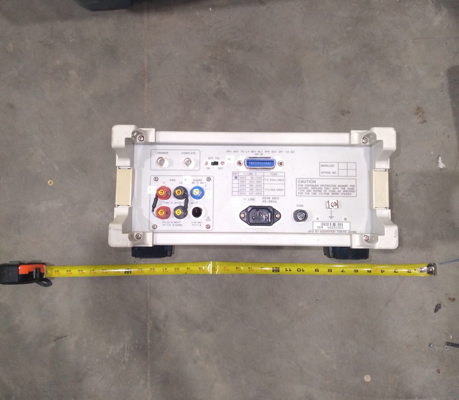 ADVANTEST R6871E-DC DIGITAL MULTIMETER GPIB CH3