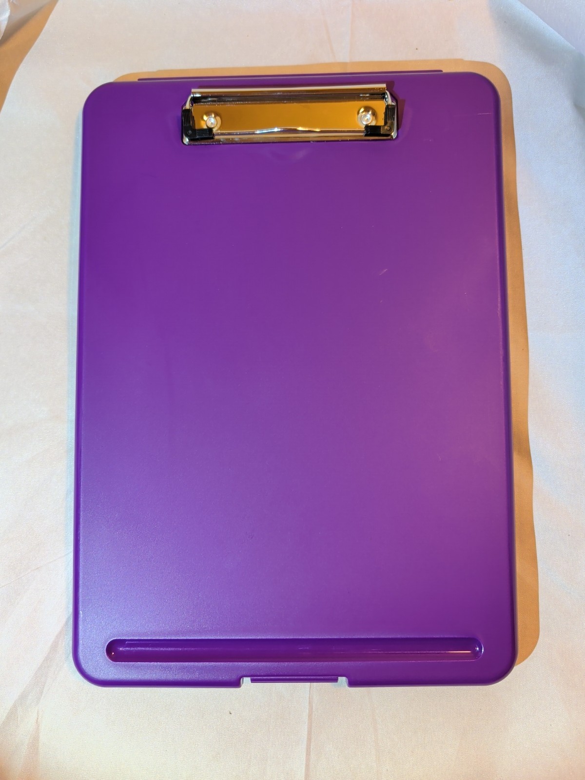 Clipboard with Storage, 8.5 x 11 Storage Clip Board with Low Profile Clip, Heavy