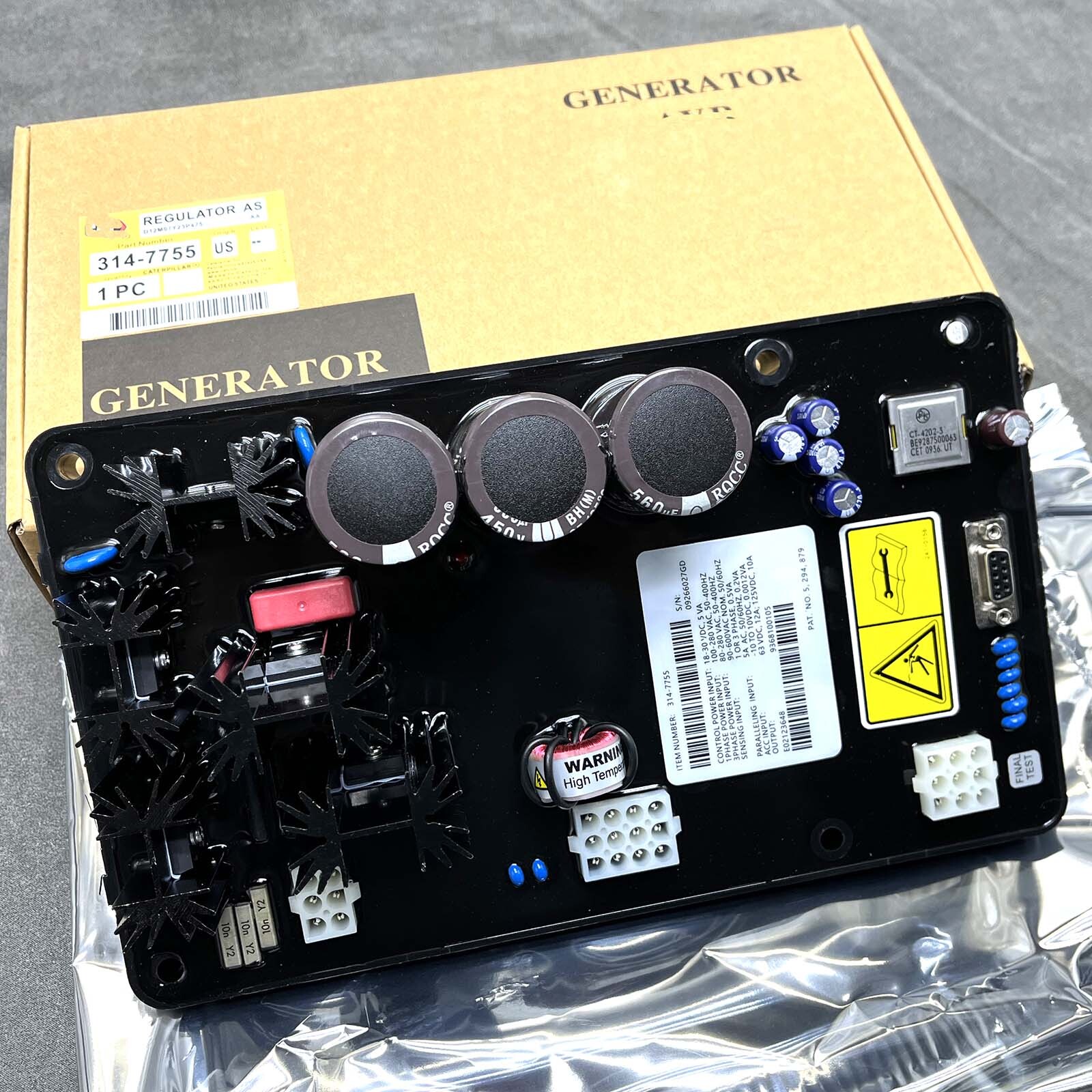 Brand New Digital Voltage Regulator 314-7755 For Caterpillar CAT CDVR