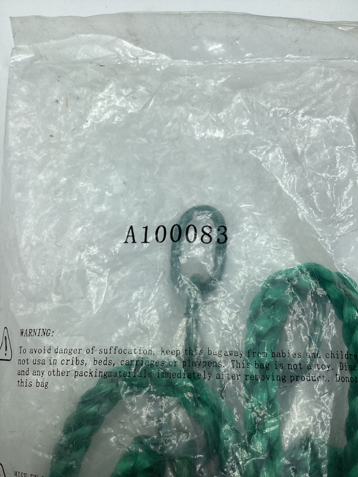 A100083 Playground Replacement Part, Green Rope Chain