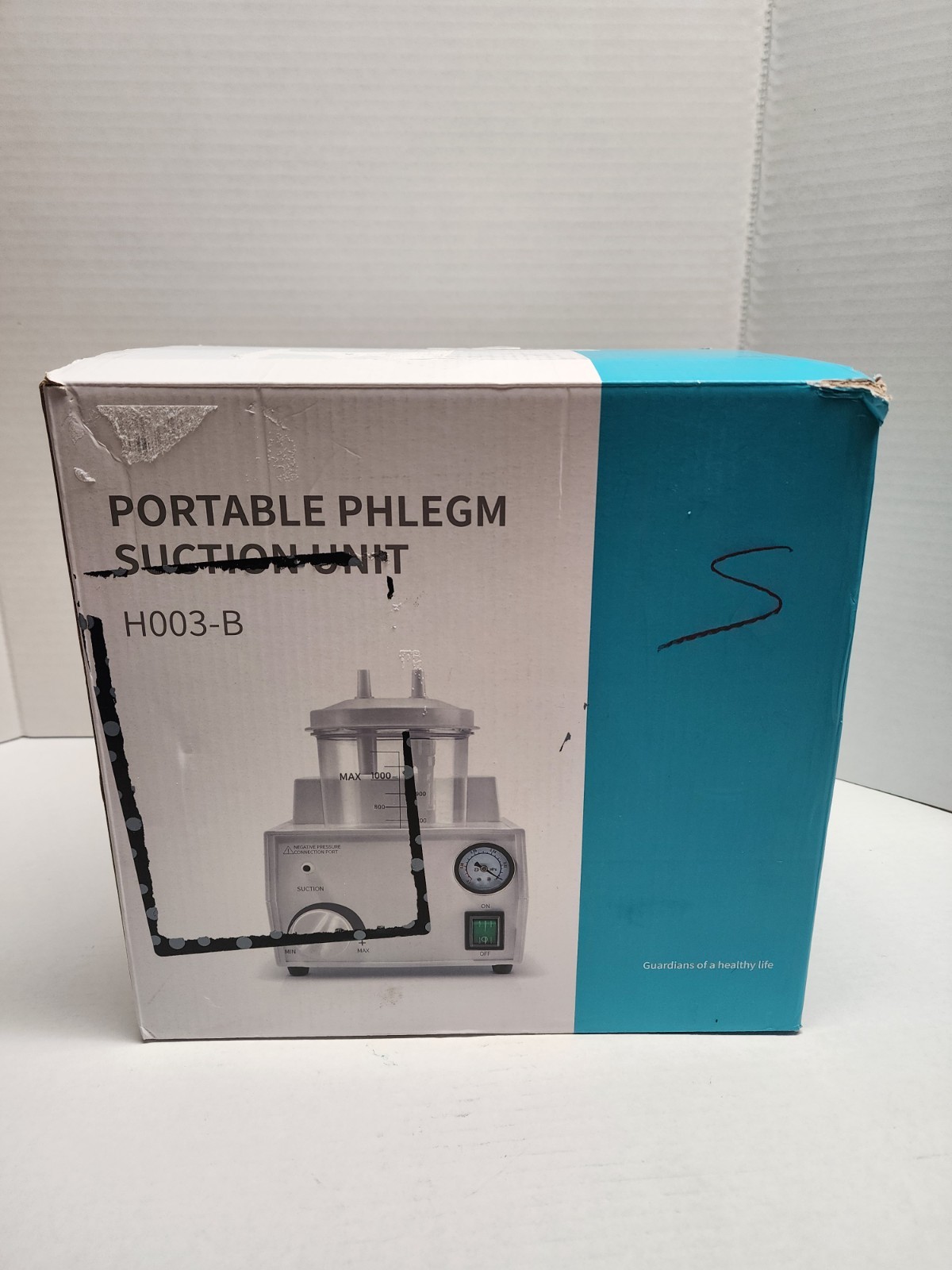 Portable Phlegm Suction Unit H003‑B Medical Aspirator Machine Home Care Vacuum