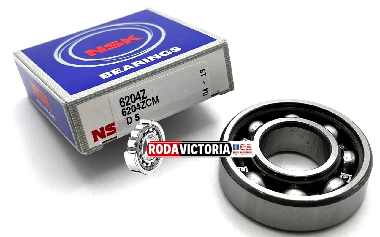 NSK 6204-Z Metal Shield ONE SIDE, OPEN ONE SIDE Ball Bearing 20x47x14mm 6204Z