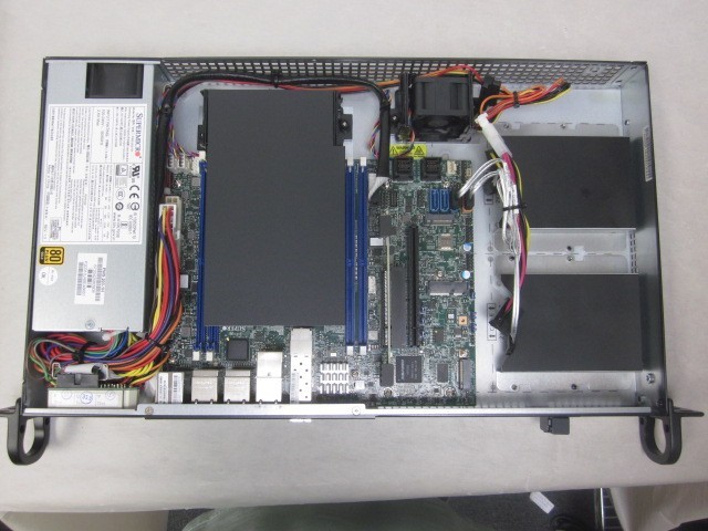 Barebones Supermicro 5019D Server, 4C/8T Xeon D-2123IT, 1U Rackmountable, 10G