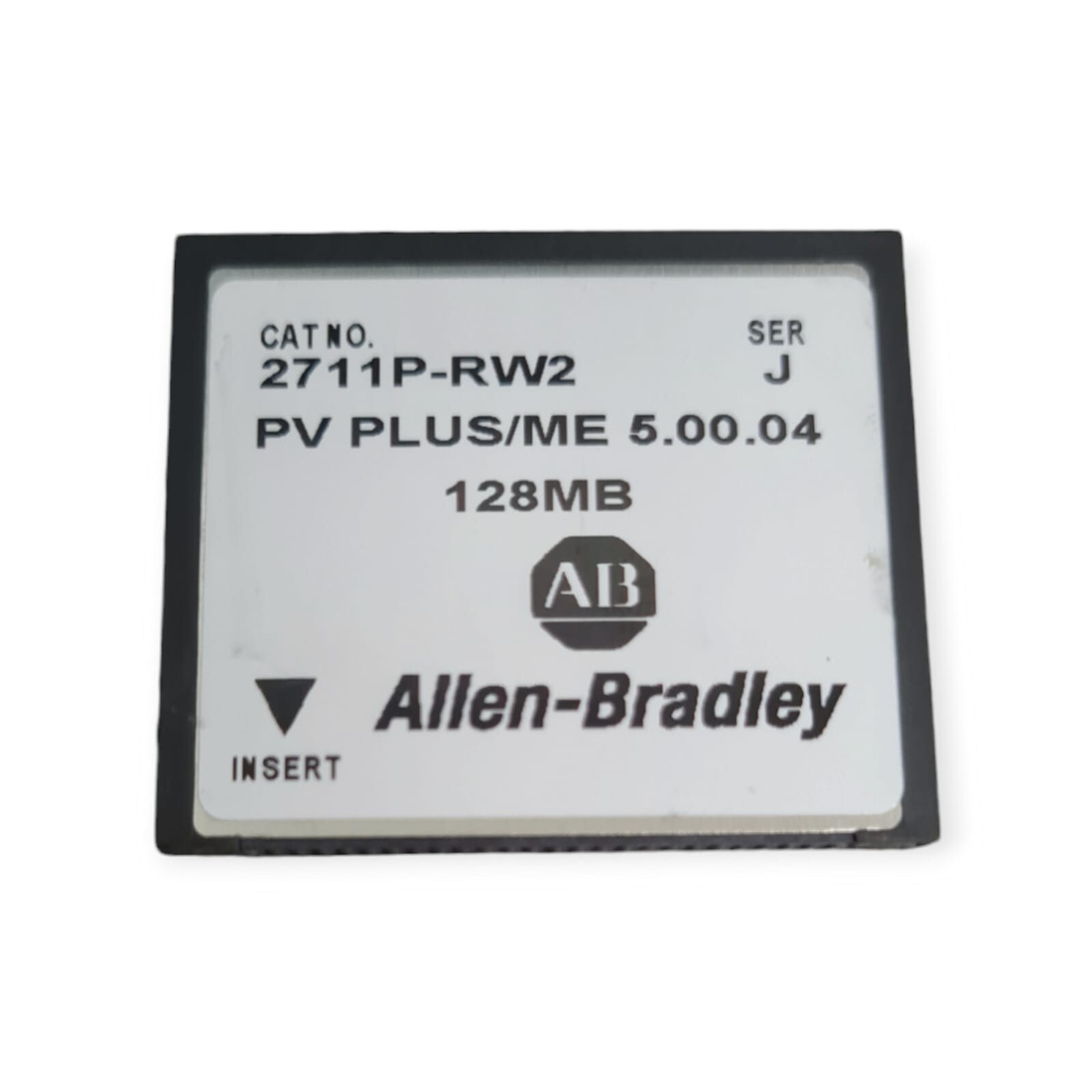 2711PRW2-J Allen Bradley 128MB Compact Flash Card PV Plus 2711P-RW2-J new