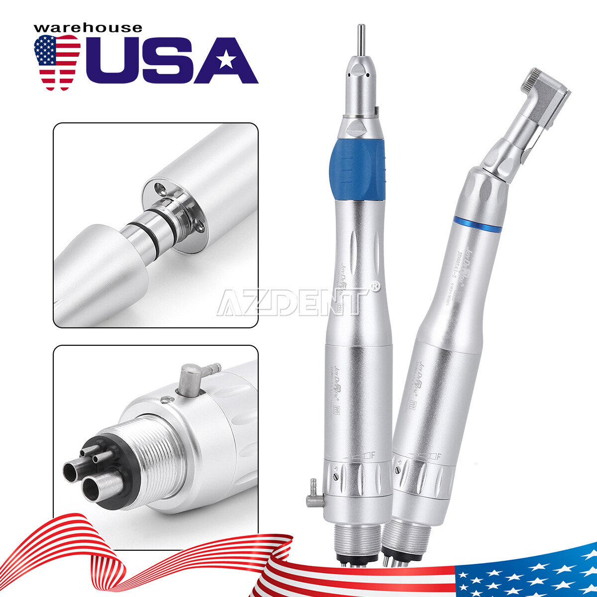 Portable Dental Delivery Unit Suction 3 Way Syringe Air Compressor /Handpiece 4H