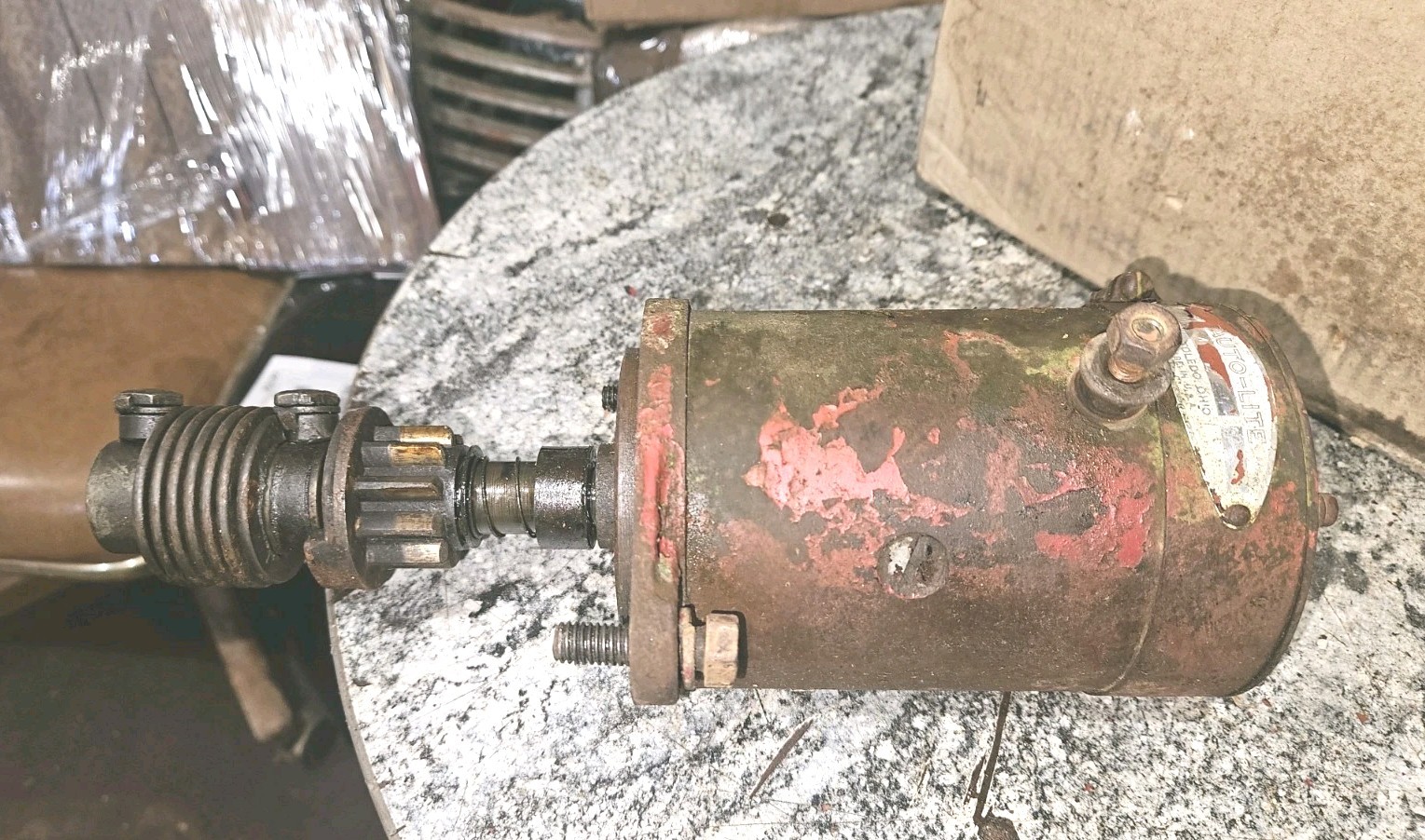 Massey Harris 81 22 Tractor 6V starter MH Auto Lite #MZ4072 WITH Bolts Tested