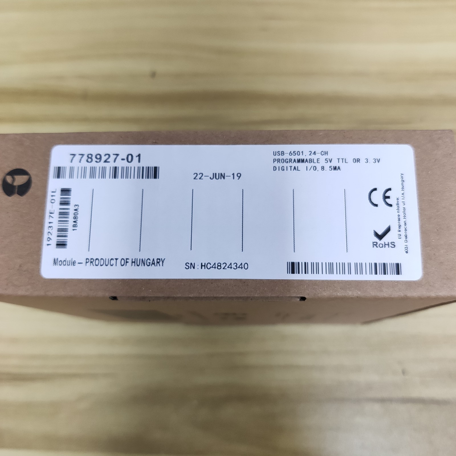 NI USB-6501 National Instruments Data Acquisition Card, NI DAQ DIO