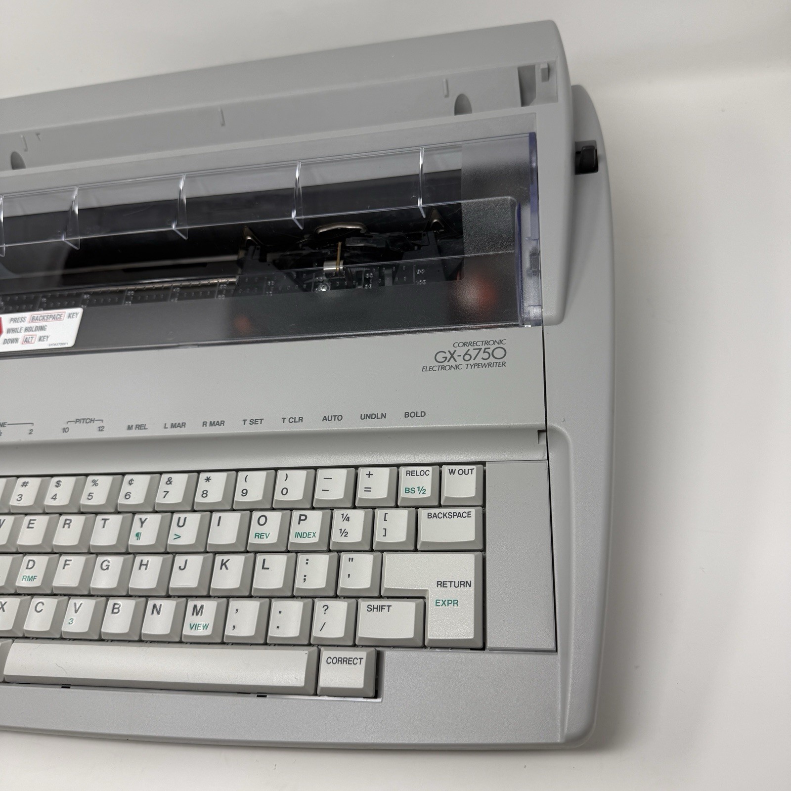 Brother GX-6750 Electronic Typewriter Correctronic Works Well! Tested