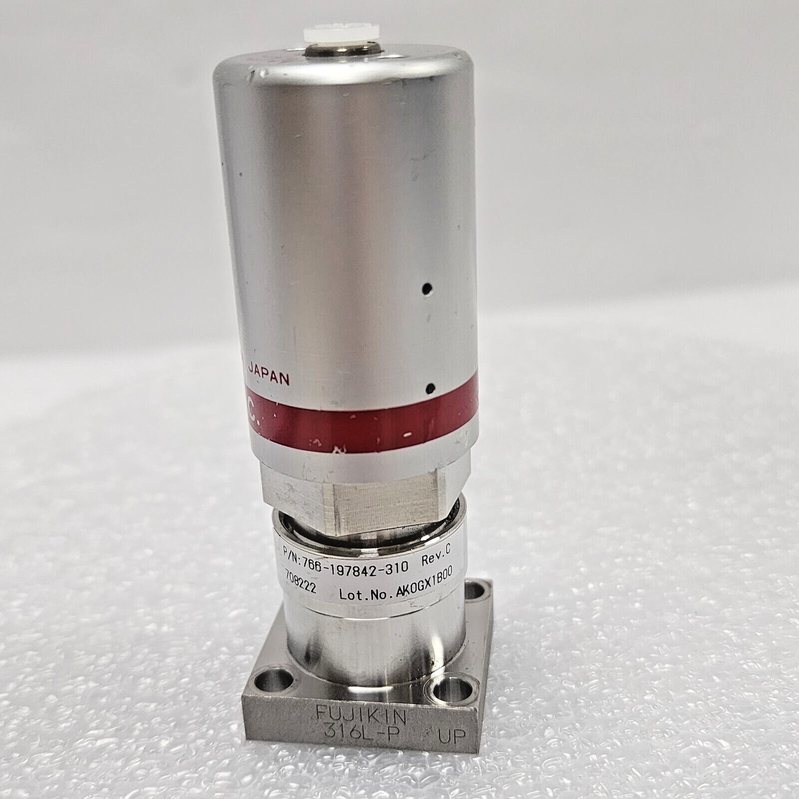 Fujikin 0.P. 0.5-0.6 MPa, Lam 766-197842-310 Rev C Type N.C. Valve, Jp,_96971
