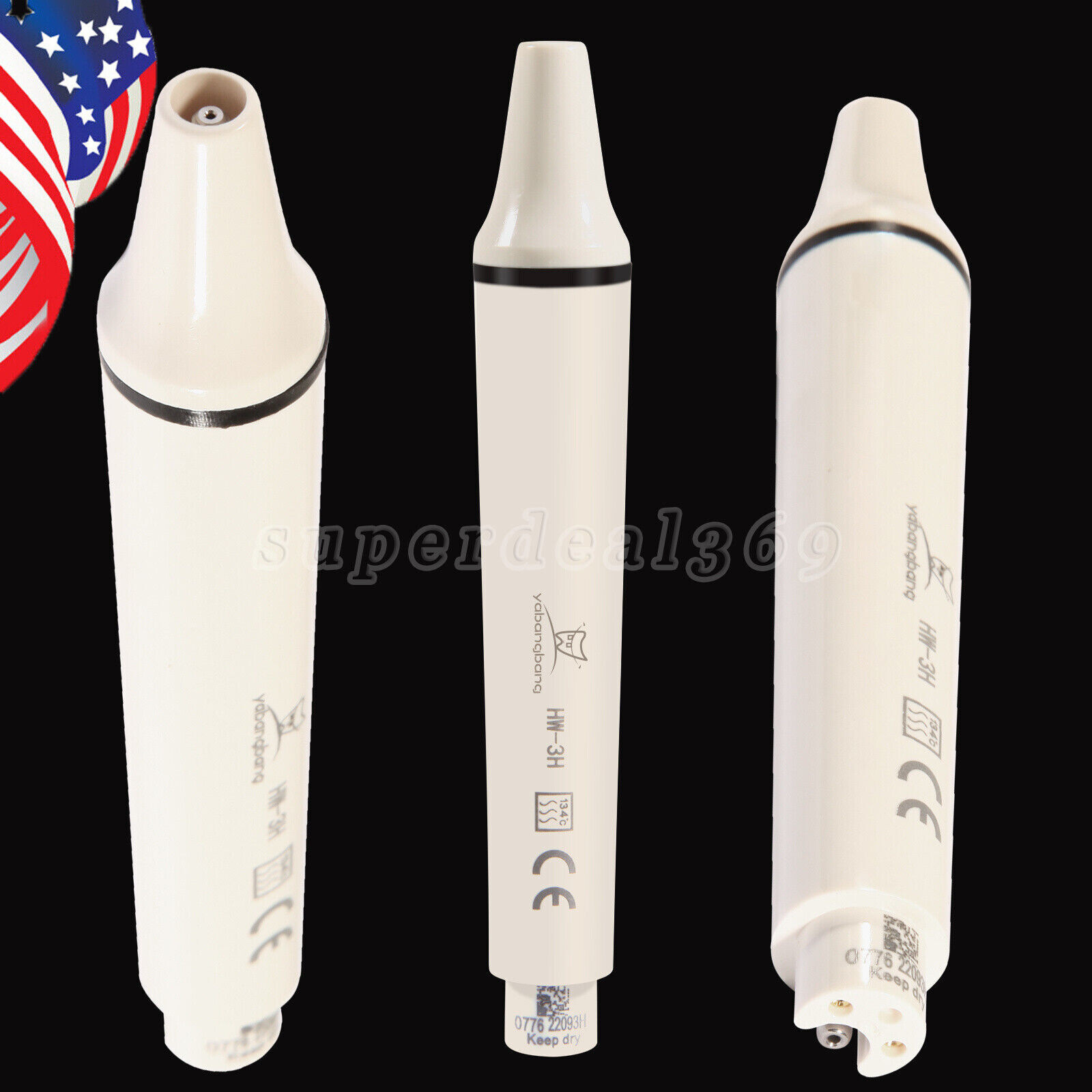 Dental Piezo Ultrasonic Detachable Scaler Handpiece fit Woodpecker EMS HW-3H Tip