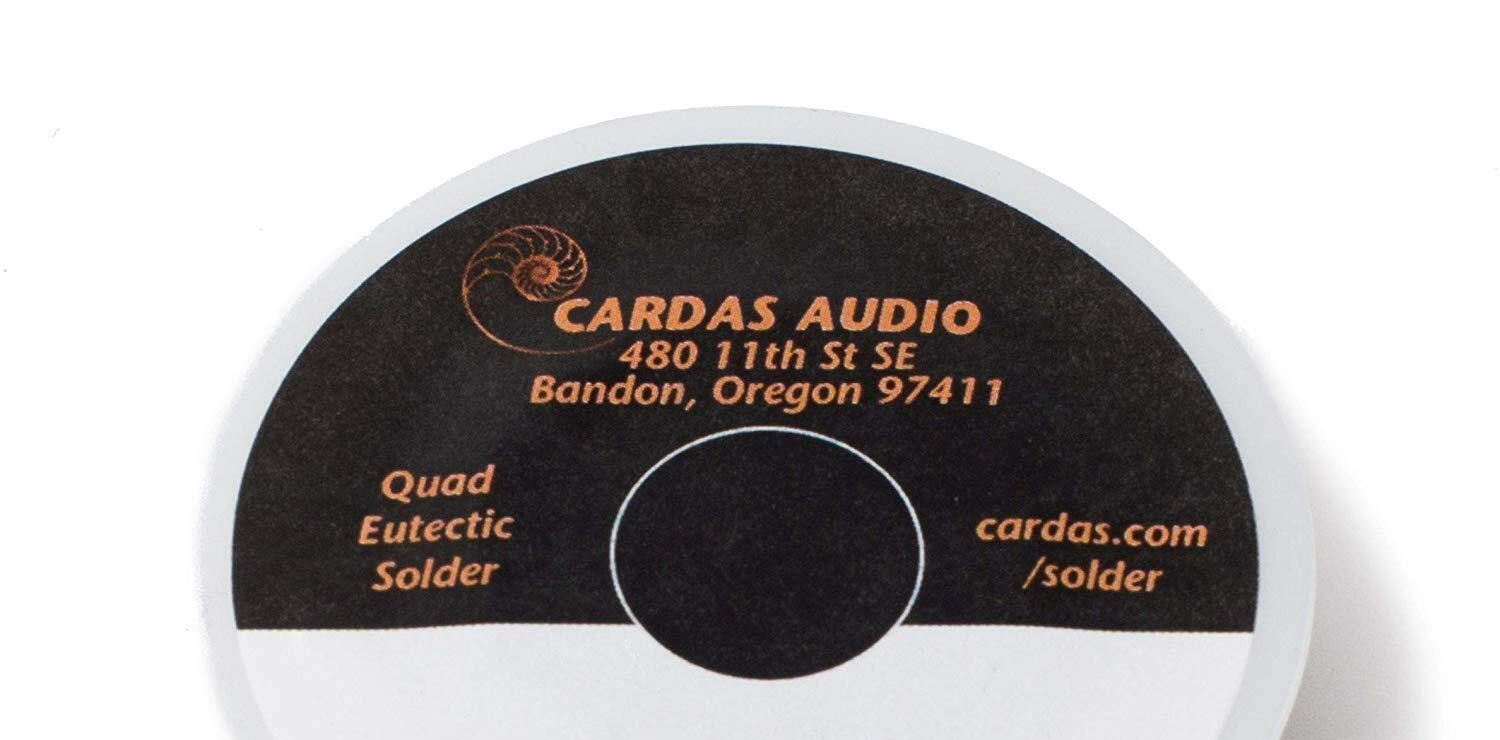 Cardas Audio Quad Eutectic Silver Solder Rosin Flux Core .032 Dia 10 feet TR