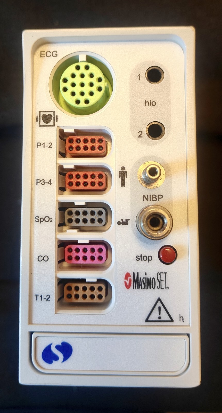 Spacelabs 91496 Ultraview Module w/ Opt 1CDGRMS MasimoSET SpO2 Temp ECG NIBP IBP