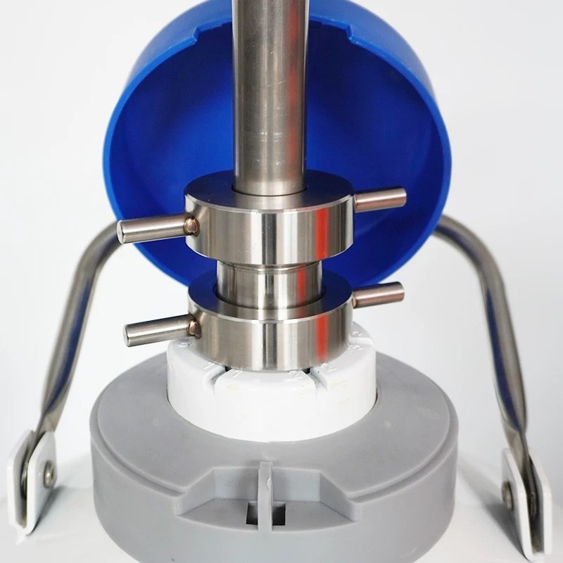 Pedal Type Liquid Nitrogen Pump Cryogenic Pump LN2 Tank Foot Pump 50mm Caliber
