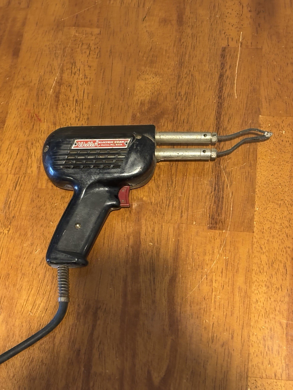 Vintage Weller 8250A, 275W Soldering Iron/Gun Tested Working Black Red Corded