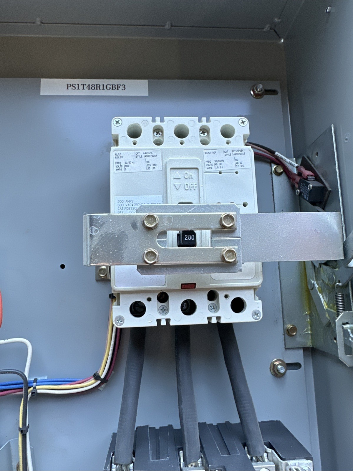 🔴BUSSMANN PS3T48R1BF3 POWER MODULE SWITCH W/ FDB3200KW SNT1RP08K C0100E5EFB ‼️