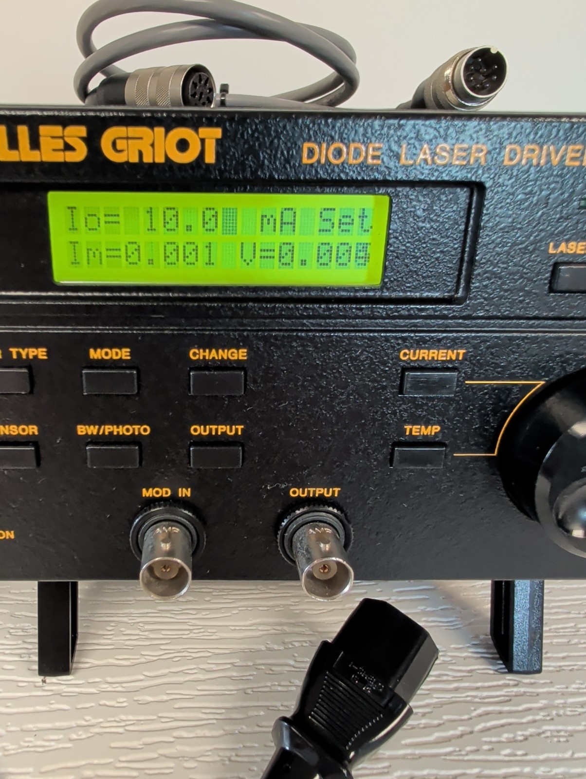 Melles Griot 06DLD103 Diode Laser Driver Controller Instrument Optics Lab