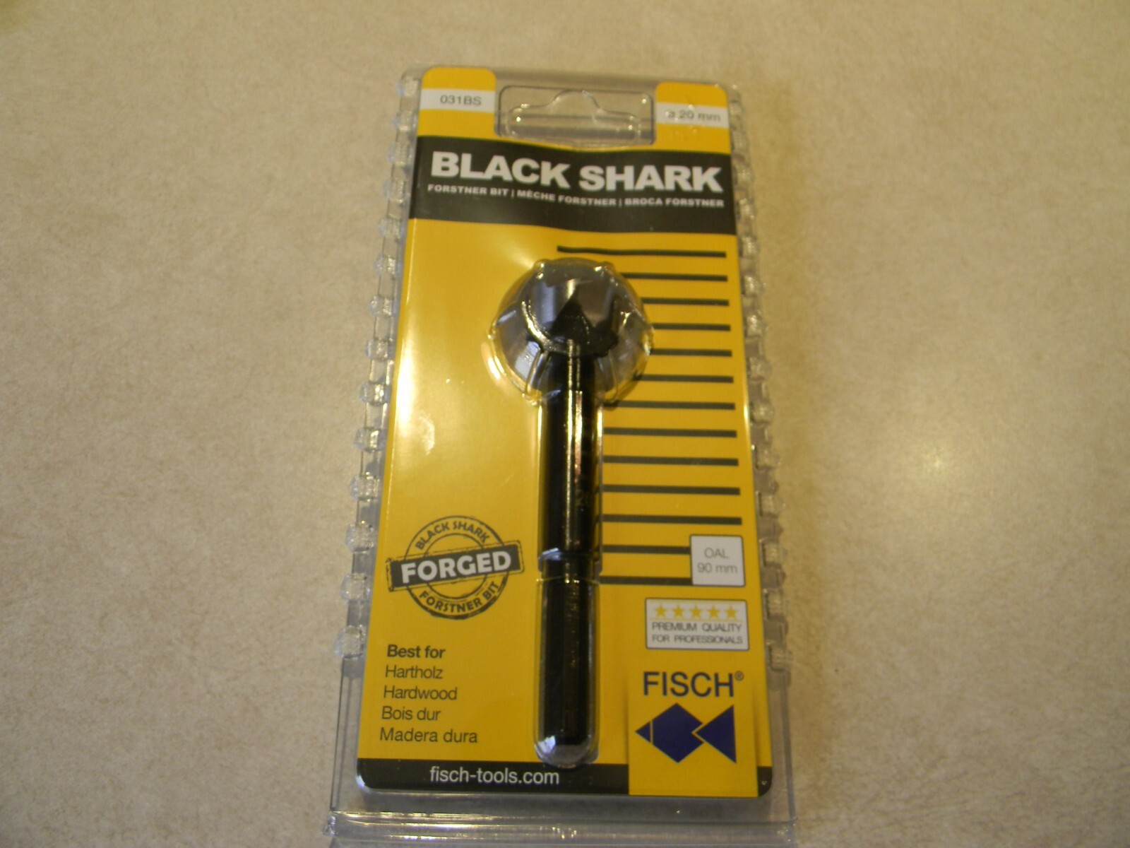 20mm Fisch brand Black Shark forstner bit, Wave Cutter