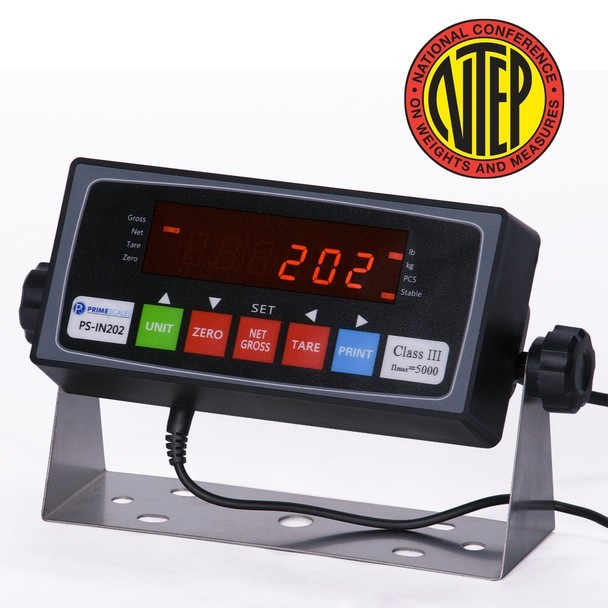 Prime Systems NTEP 18″x18″ Bench Scale w/ indicator 200×0.1 lb SS