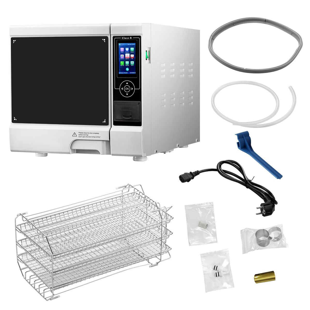 18L/22L Dental Autoclave Steam Sterilizer Medical Class B Drying/w/ Printer
