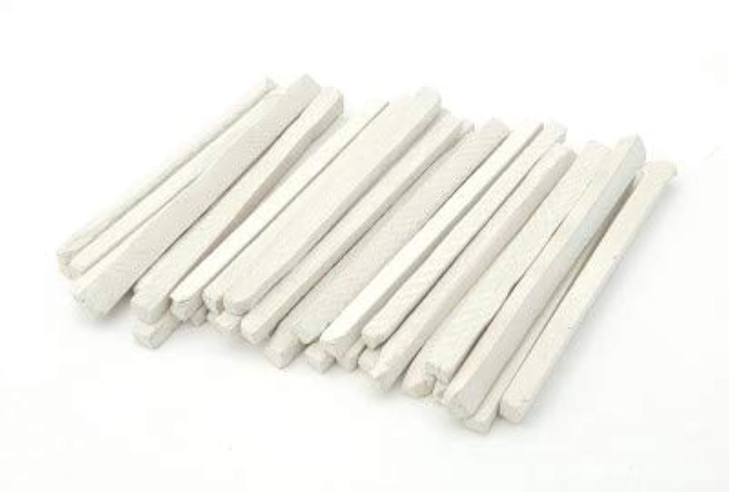 Underfur Sheet White Slate Pencils, Cut from 1 Count (Pack of 50),