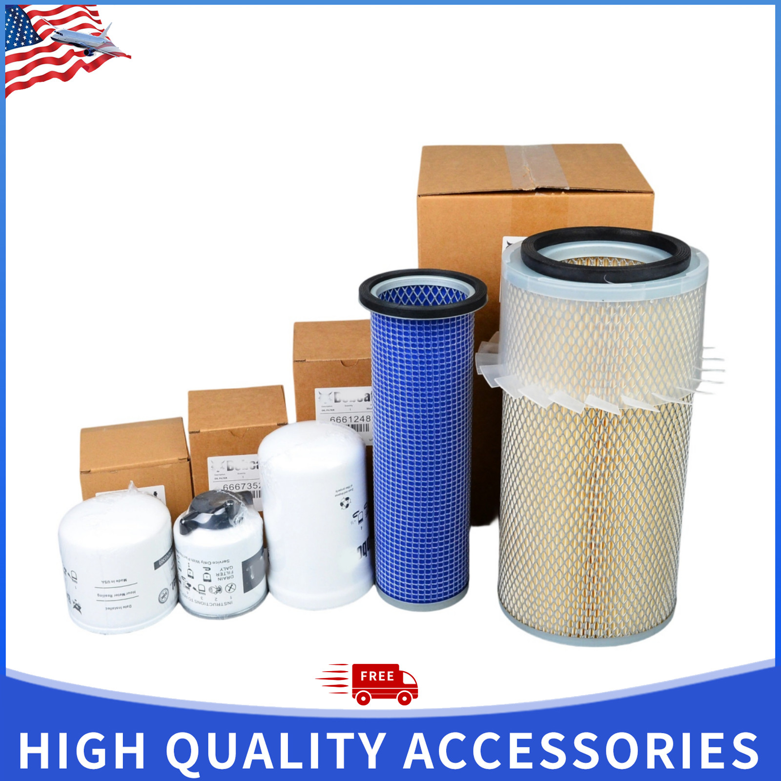Maintenance Filter Kit for Bobcat S220 S250 S300 S330 S250 T300 A300 Skid Steer