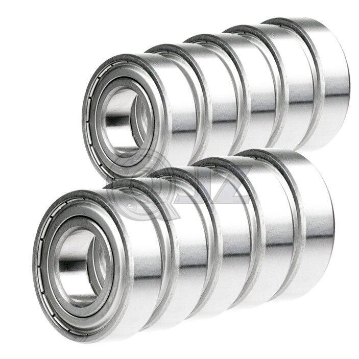 10x 6203-ZZ Ball Bearing 1/2 inch x 40mm x 12mm Double Shielded Seal NEW QJZ