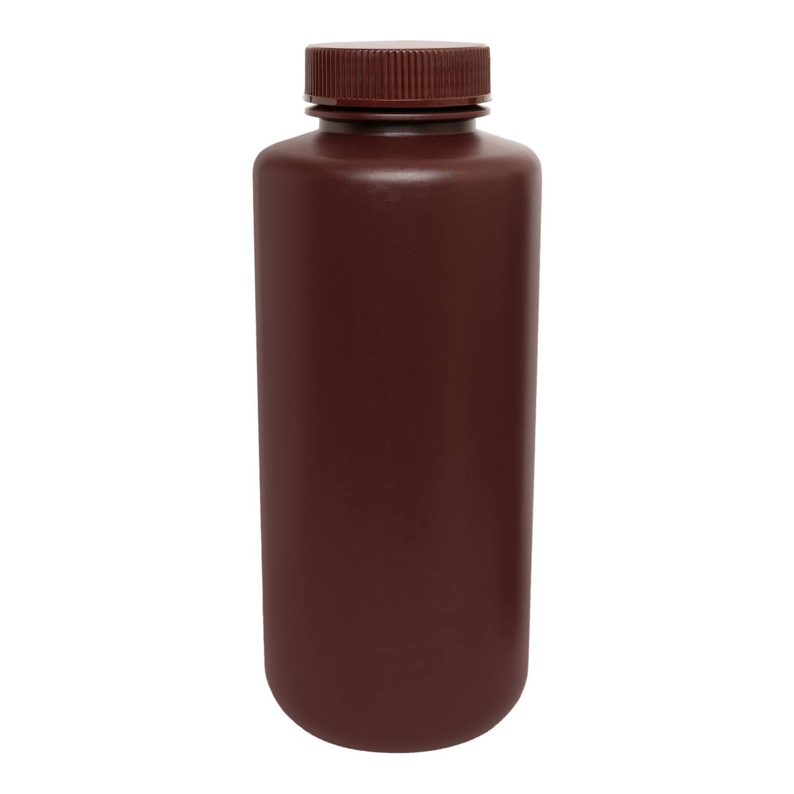 Eisco Labs 1000ml Reagent Bottle, Amber, Wide Mouth with Screw Cap – HDPE