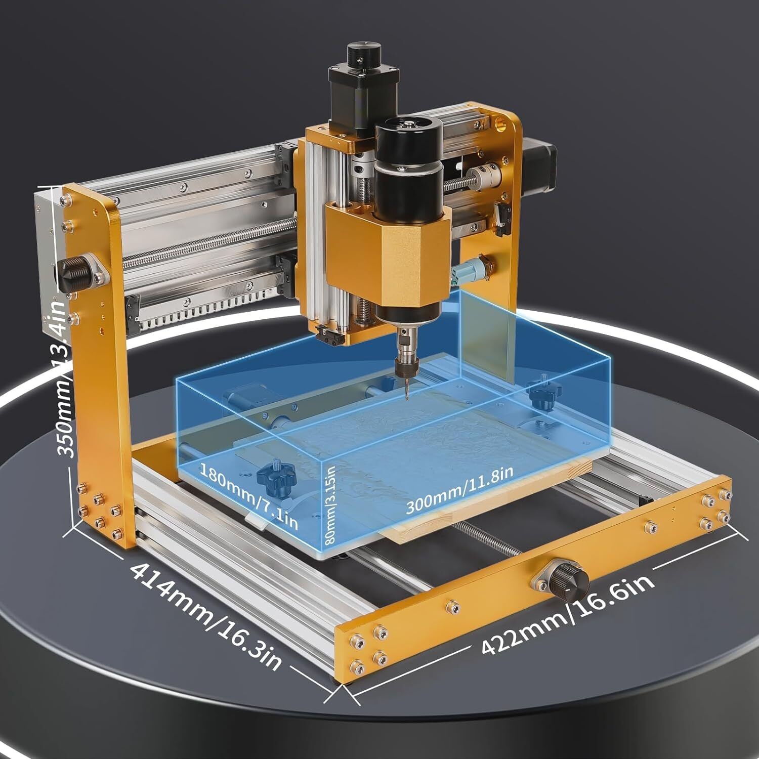 LUNYEE 3018 Pro Ultra 500W CNC Router Engraver Machine for Metal Wood Acrylic
