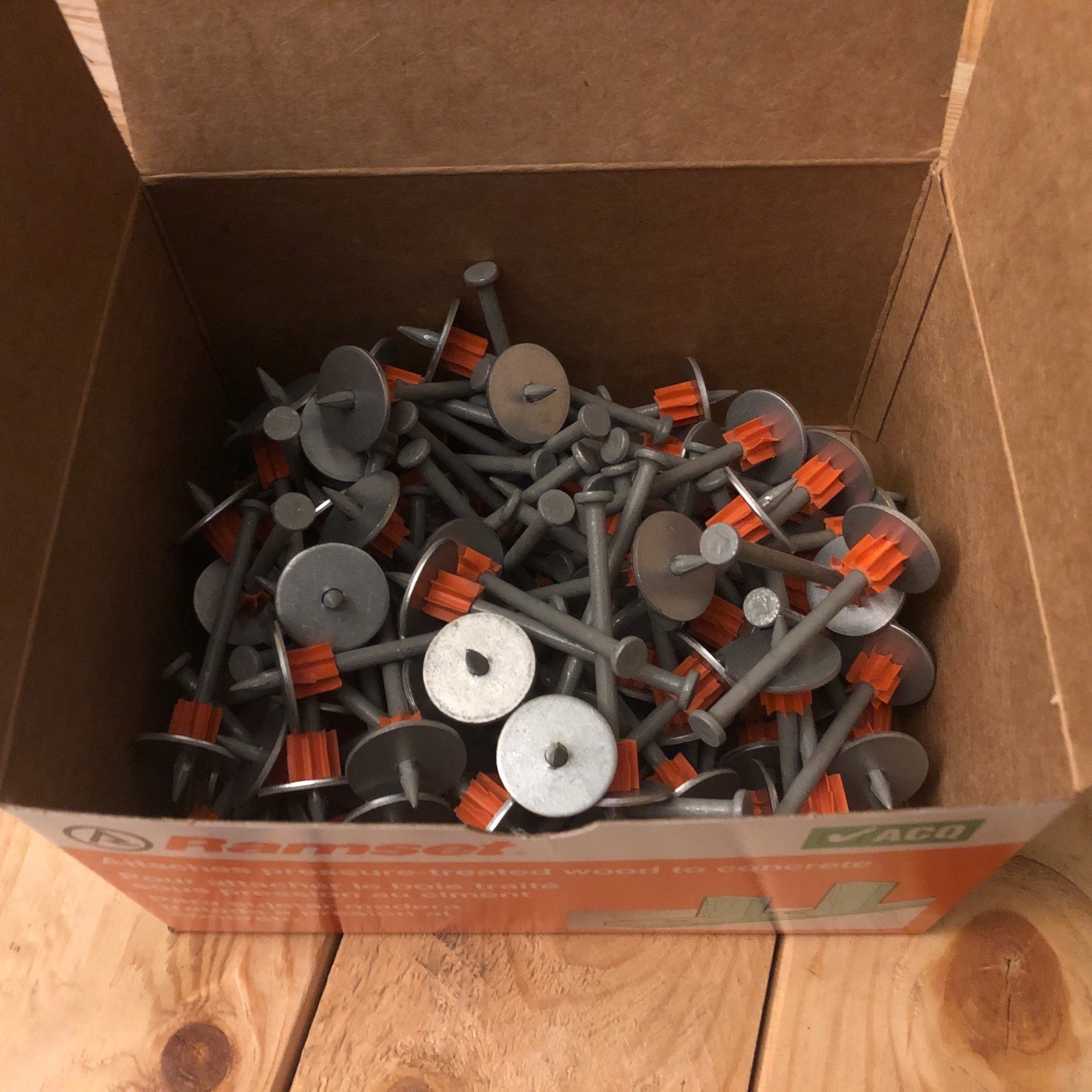 Ramset Ramguard 1516SDE 2-1/2-Inch Drive Pin/Washer 100 pc «SHIPS FREE»