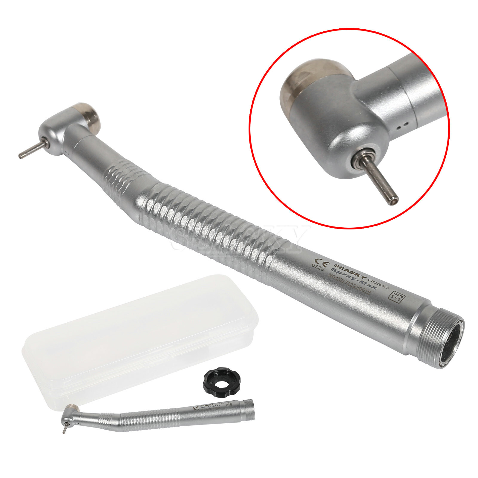 2xNSK Style Dental High Speed Handpiece Push Button head 2 Holes SK Y1BA2 in USA