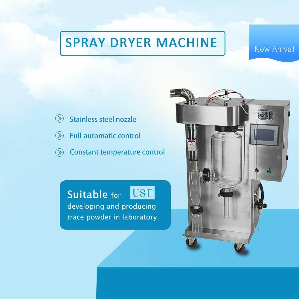 Lab 2L Spray Dryer High Speed Centrifugal Drying Heat Sensitive Materials 220V