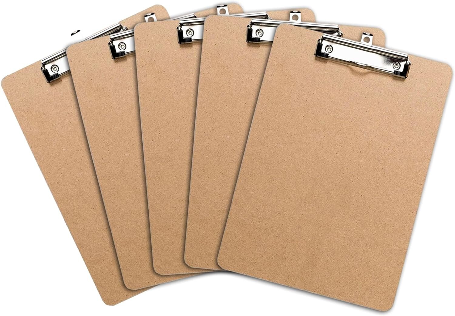 Letter Size Clipboards with Low Profile Clip (Set of 5) – Wood Clipboards Bulk