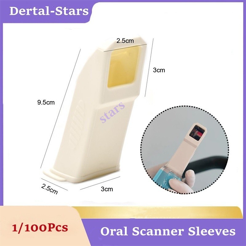 1/100 Pcs Dental Intraoral Scanner Sleeves Protective Cover for iTero Disposable