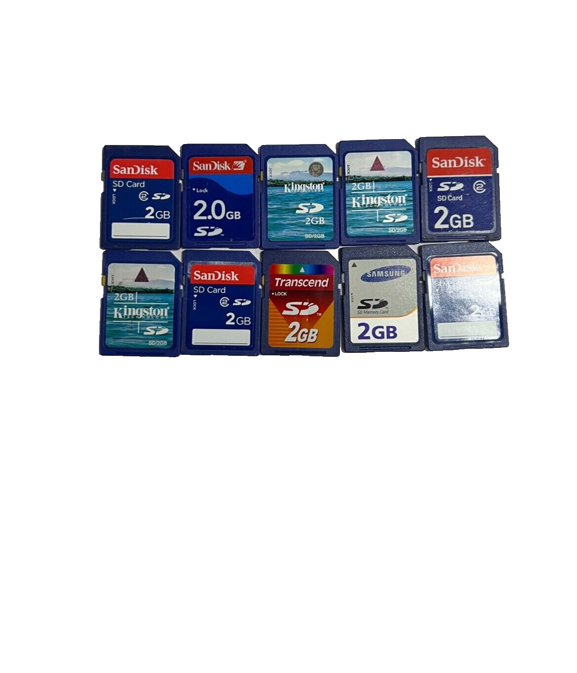 Pack of 10 x 2GB SD CARD FOR MC9090 – MC9190 – MC92N0 Symbol SANDISK Camera SD