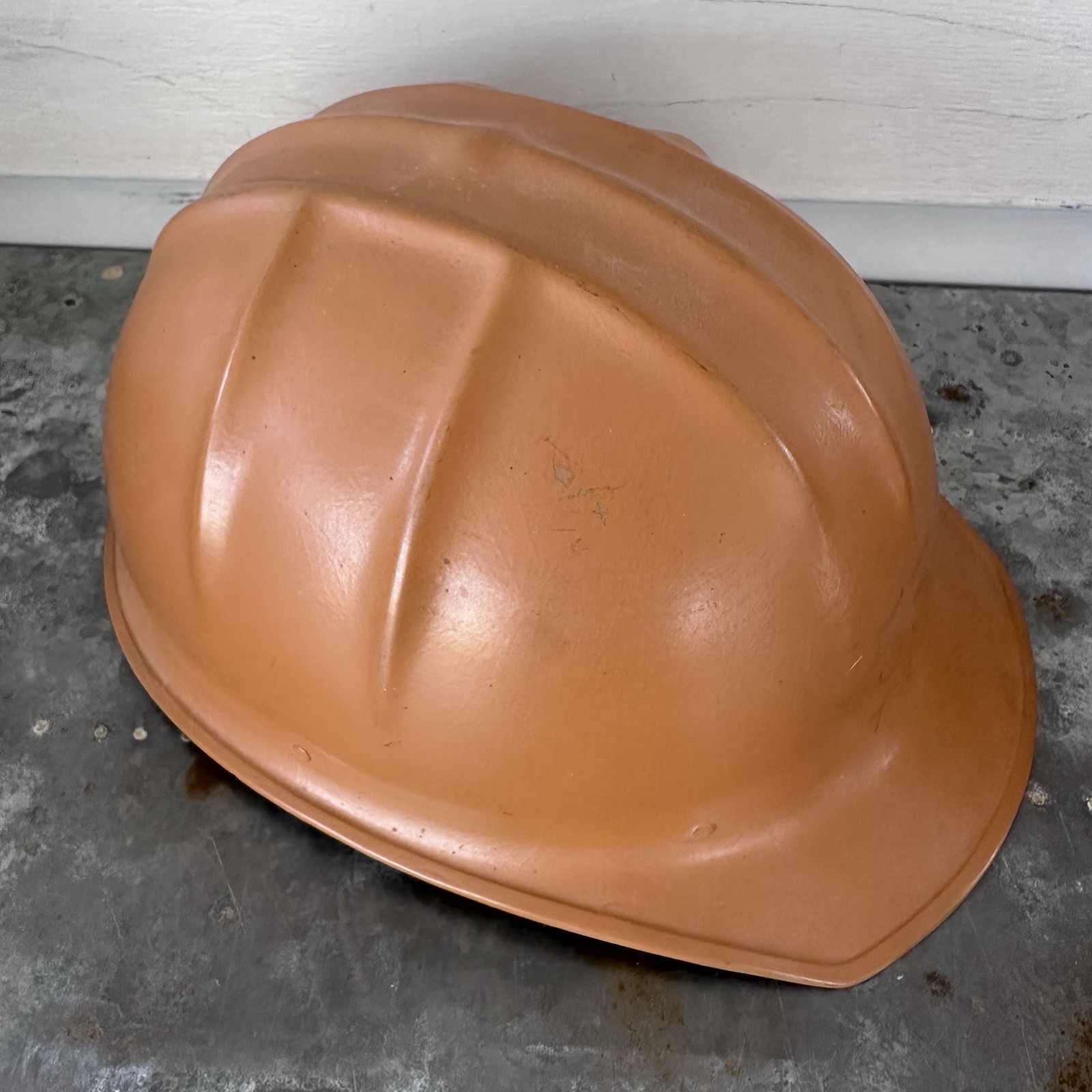 Vintage 1960s Jackson Products Fiberglass Hard Hat 3 Ridge Construction Helmet