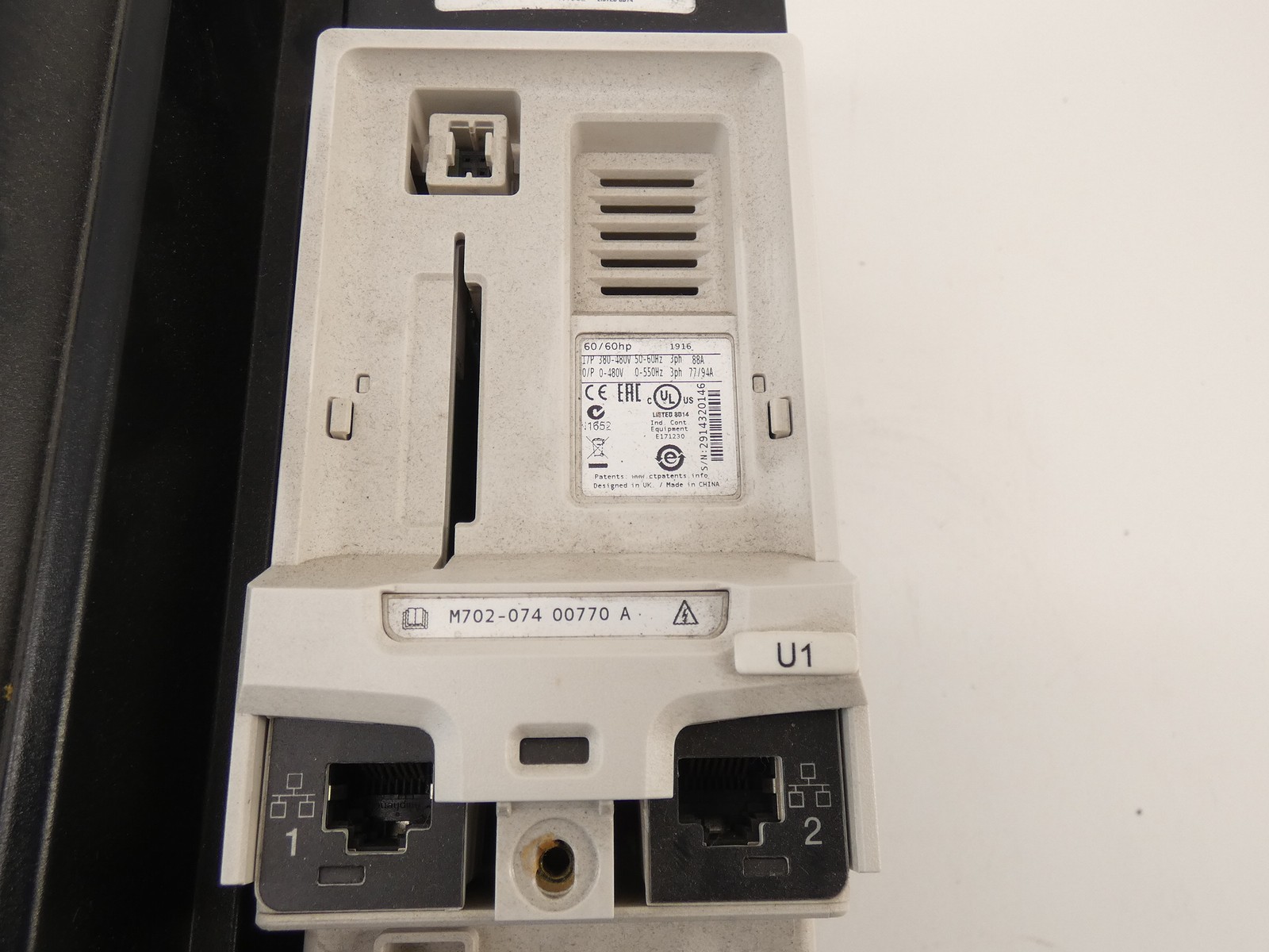 Control Techniques M702-074 00770 A 60HP Unidrive 0-480V 50-550Hz 77-94A