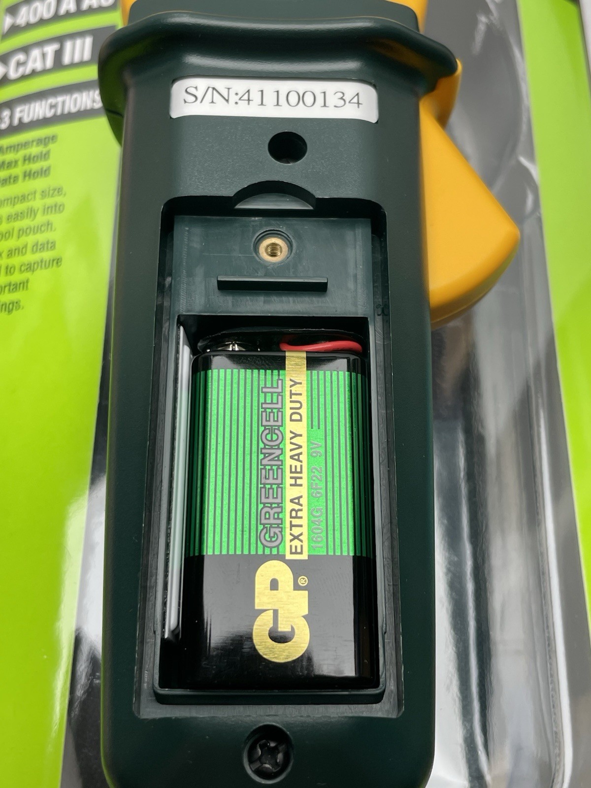 NEW GREENLEE AC CLAMP METER 400a CAT III 600v CM-330